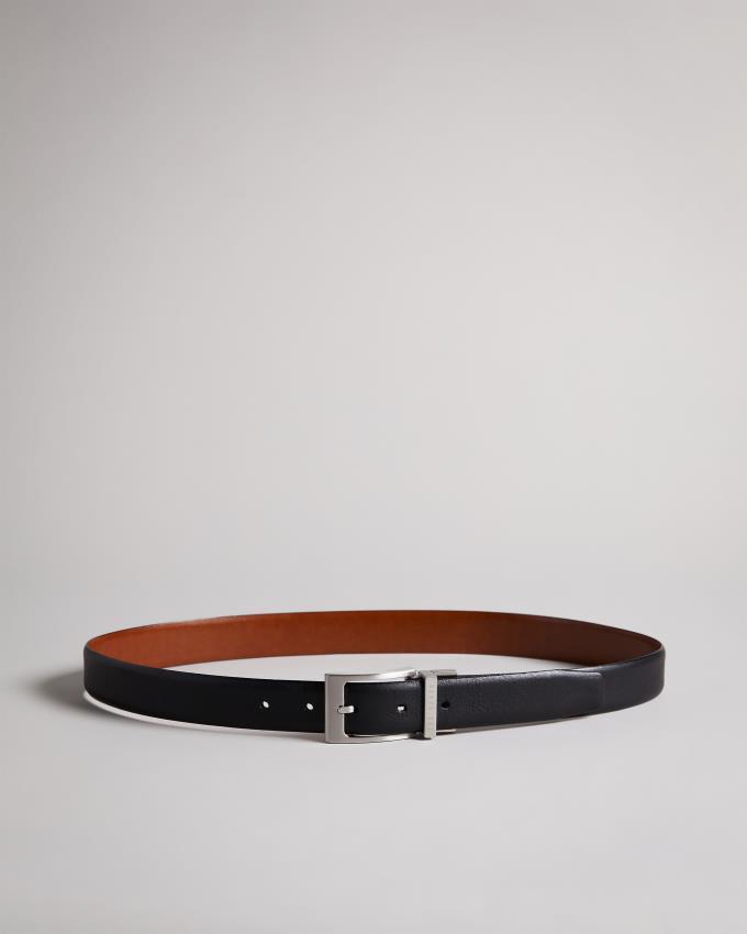 Ceinture Ted Baker Reversible Leather Noir Homme | TGZ-91497294